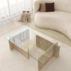 Escape soffbord - Travertin