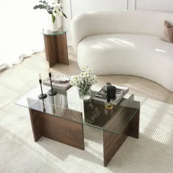 Escape soffbord 105x65 cm - Valnöt