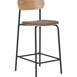 Estepona counterstol - Natur/brun/svart