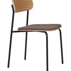 Estepona matstol - Ask/brun/svart