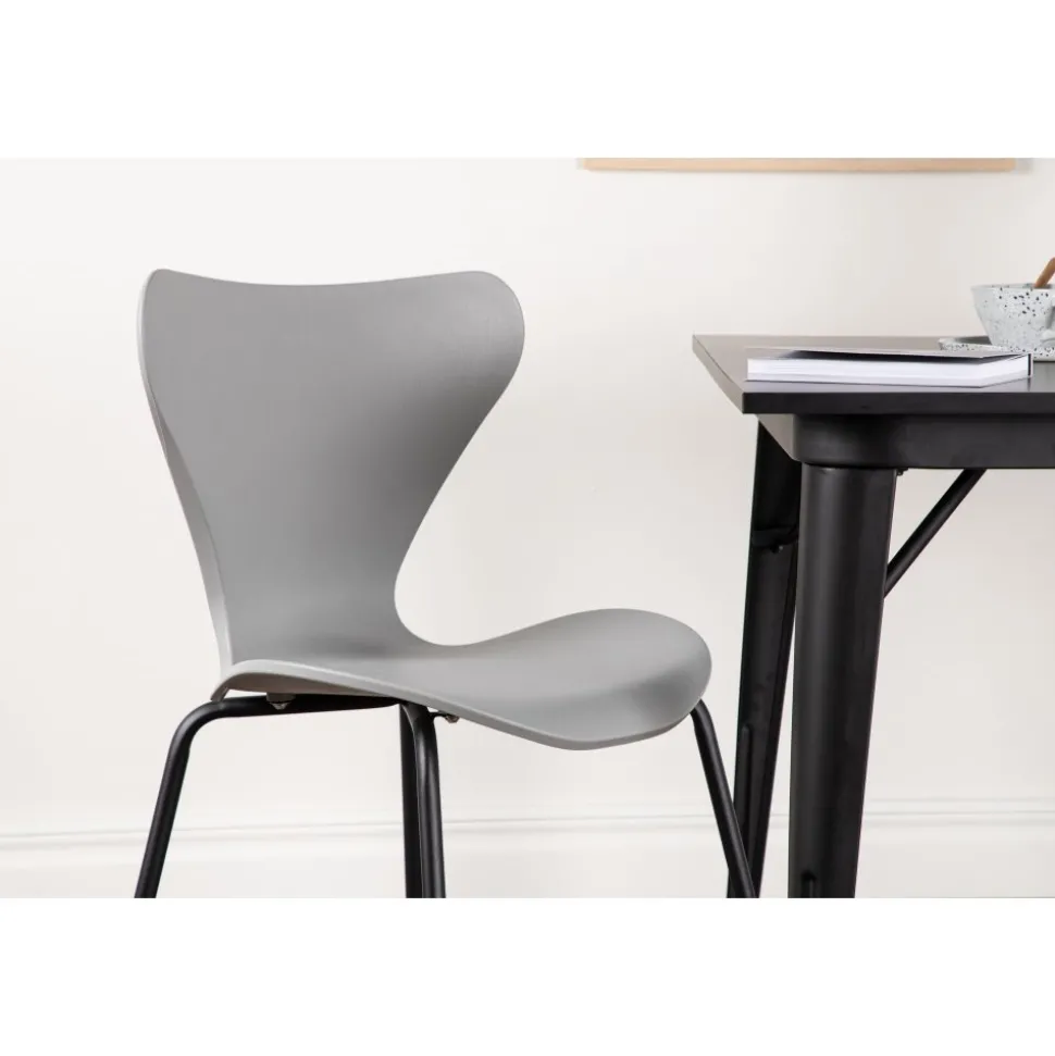 Estes matstol - Ljusgrå