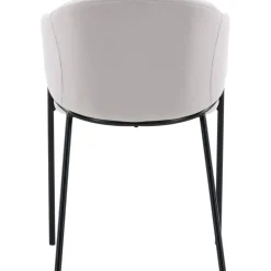 Evelina matstol - Grå sammet