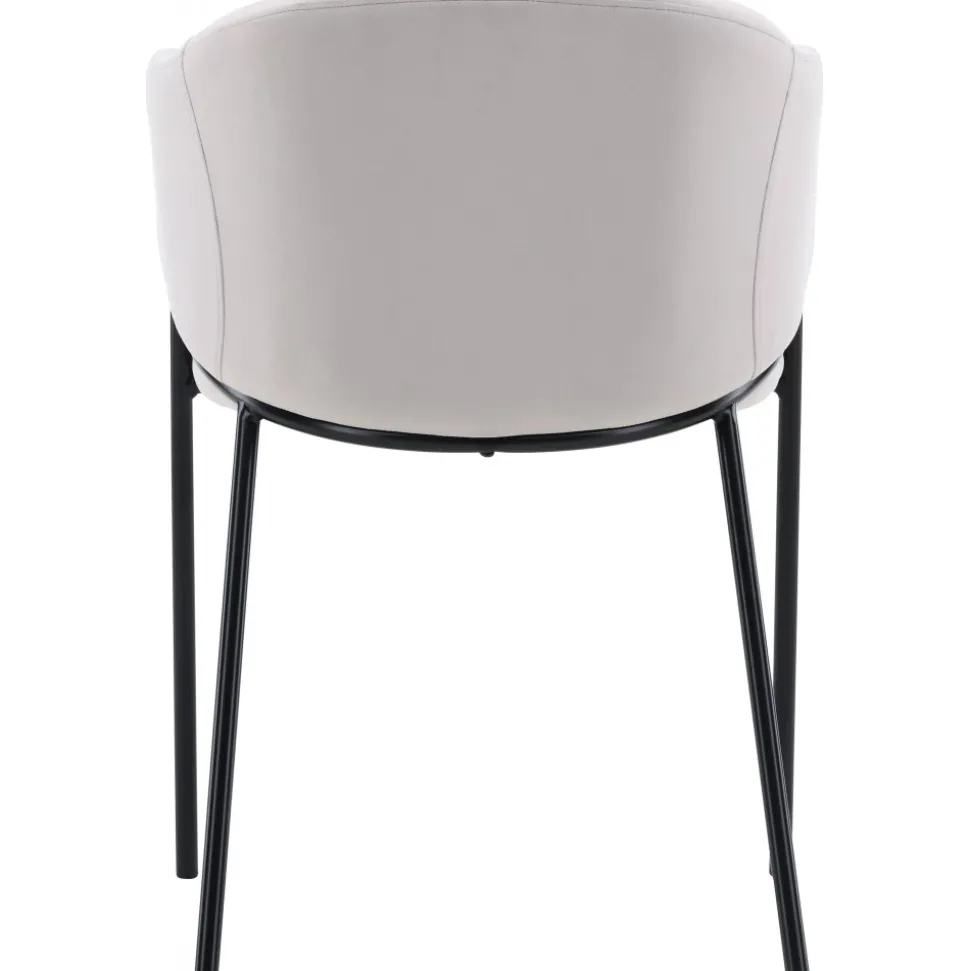 Evelina matstol - Grå sammet