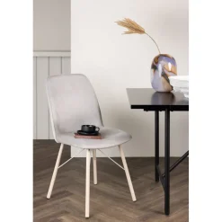 Everyday matstol - Grå/whitewash