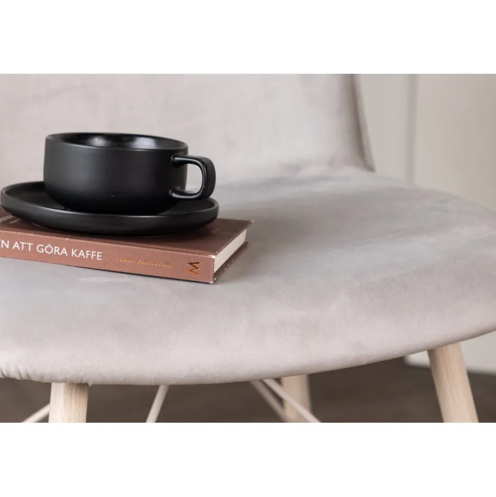 Everyday matstol - Grå/whitewash