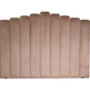 Fancy sänggavel 140 cm - Beige (Sammet)