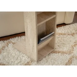 Filinta sidobord - Travertin