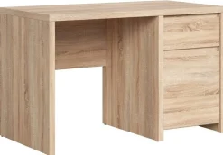 Filippa skrivbord 120x65 cm - Ljus ek + Textilrengöring för möbler