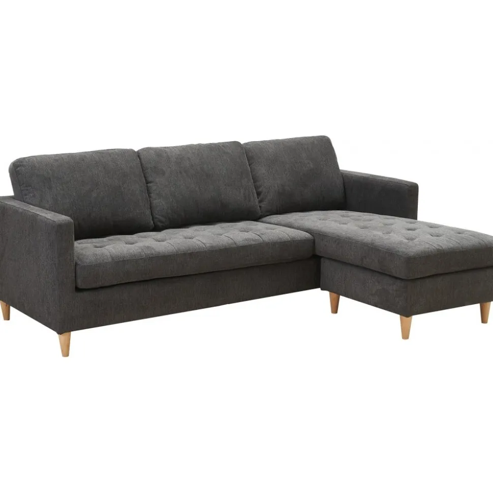 Firenze divansoffa mörkgrå - vändbar divan