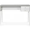Flash skrivbord 120x50 cm - Vit / Mässing
