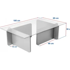 Flavio soffbord - Furu