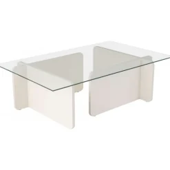 Flavio soffbord 105 x 65 cm - Vit