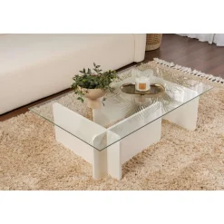 Flavio soffbord 105 x 65 cm - Vit