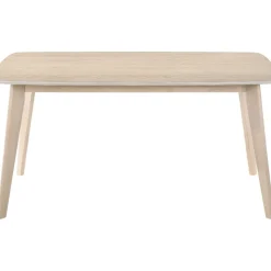 Florence matgrupp i whitewash; rektangulärt matbord 150 x 90 cm med 4 st Florence stolar