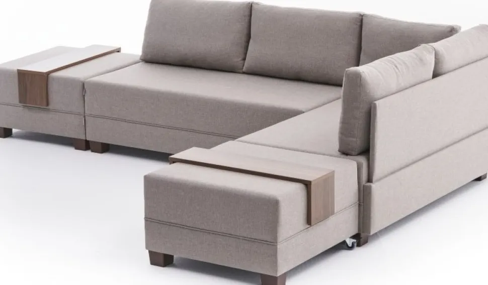 Fly hörnbäddsoffa - Cream