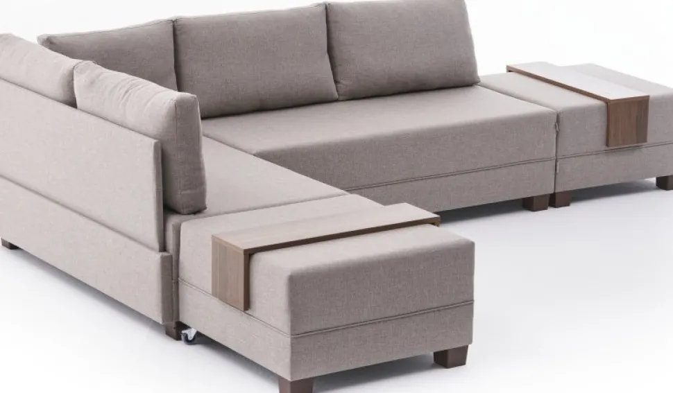 Fly hörnbäddsoffa - Cream