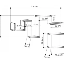 Follow vägghylla - Ek