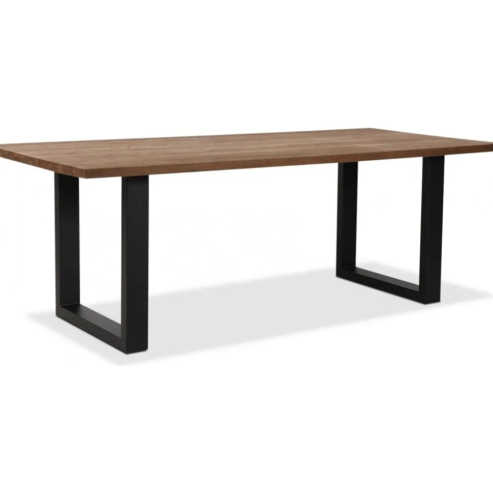 Forest matbord med U-ben - Brunoljad ek - 220 cm