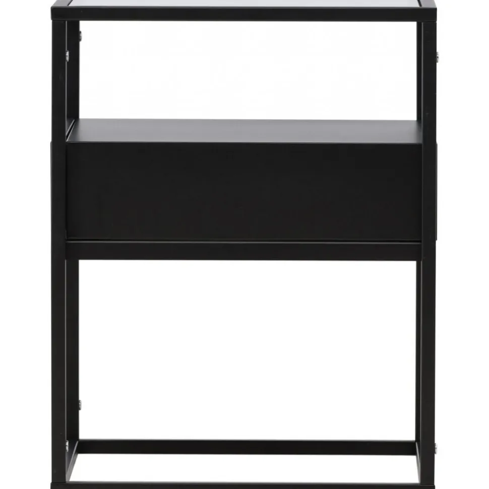 Fortaleza sidobord 40 x 40 cm - Svart