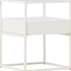 Fortaleza sidobord 40 x 40 cm - Vit