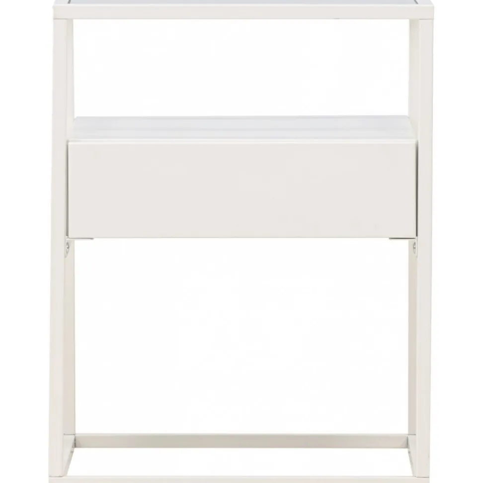 Fortaleza sidobord 40 x 40 cm - Vit