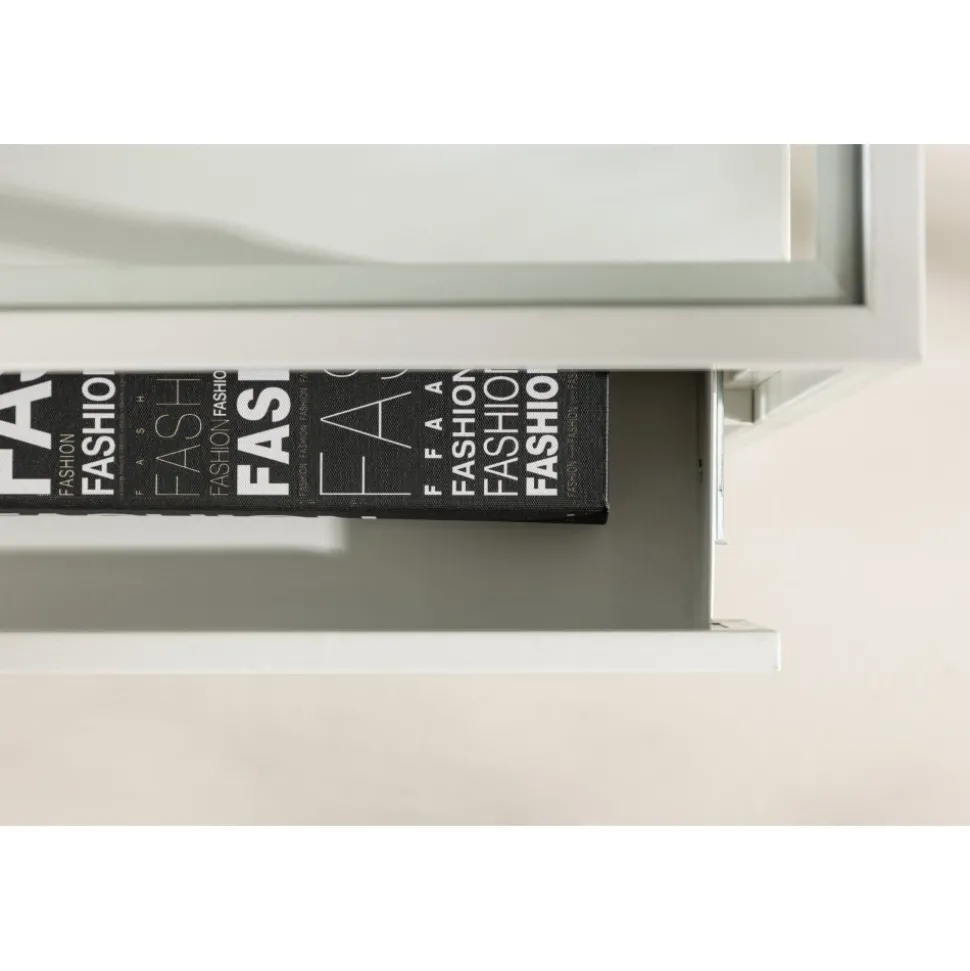 Fortaleza sidobord 40 x 40 cm - Vit