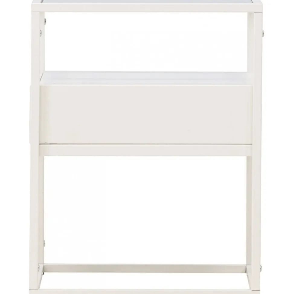 Fortaleza sidobord 40 x 40 cm - Vit