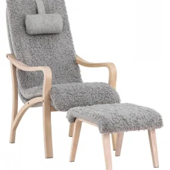 Fårö loungestol - Ljusgrå/Whitewash