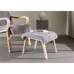 Fårö loungestol - Ljusgrå/Whitewash