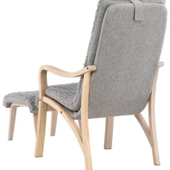 Fårö loungestol - Ljusgrå/Whitewash
