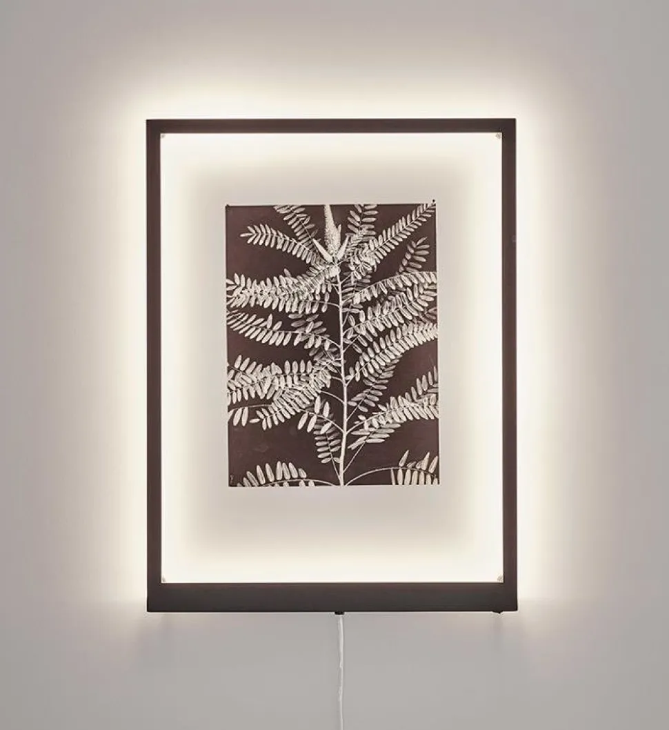 Frame vägglampa 70x50 cm - Svart