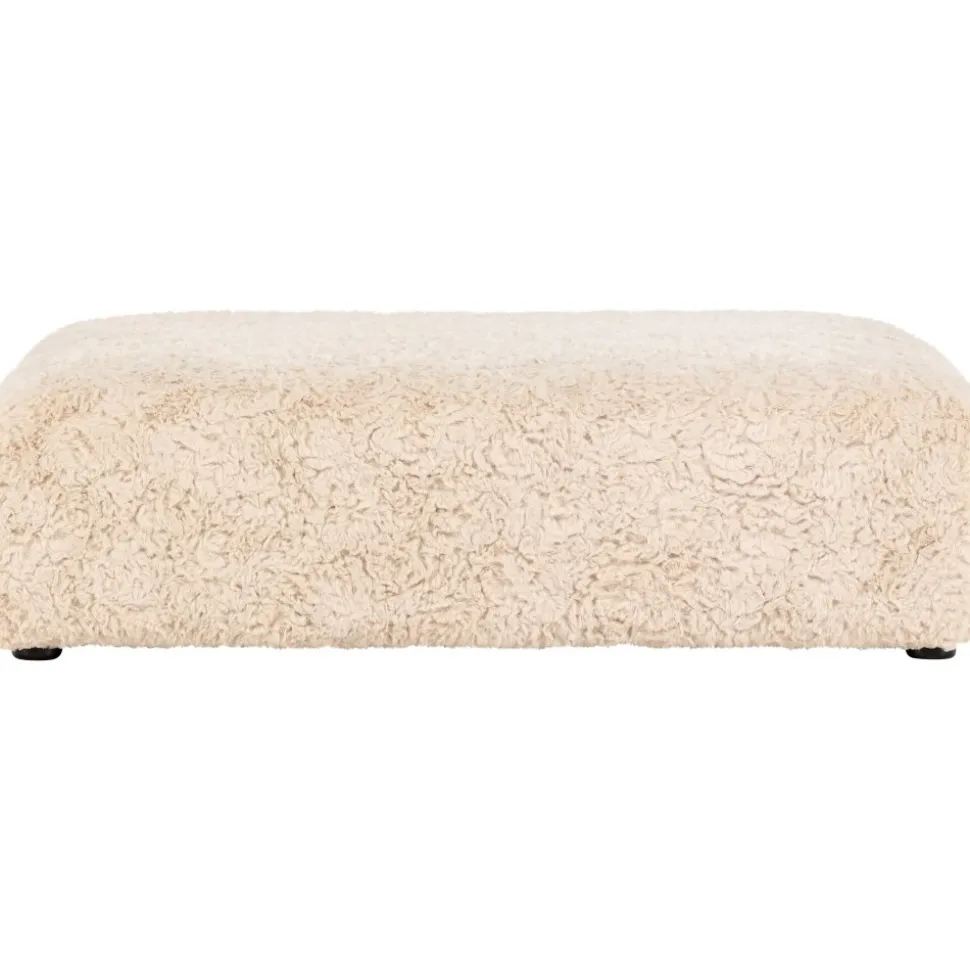 Frankie sittpuff 100 x 100 cm - Beige teddy