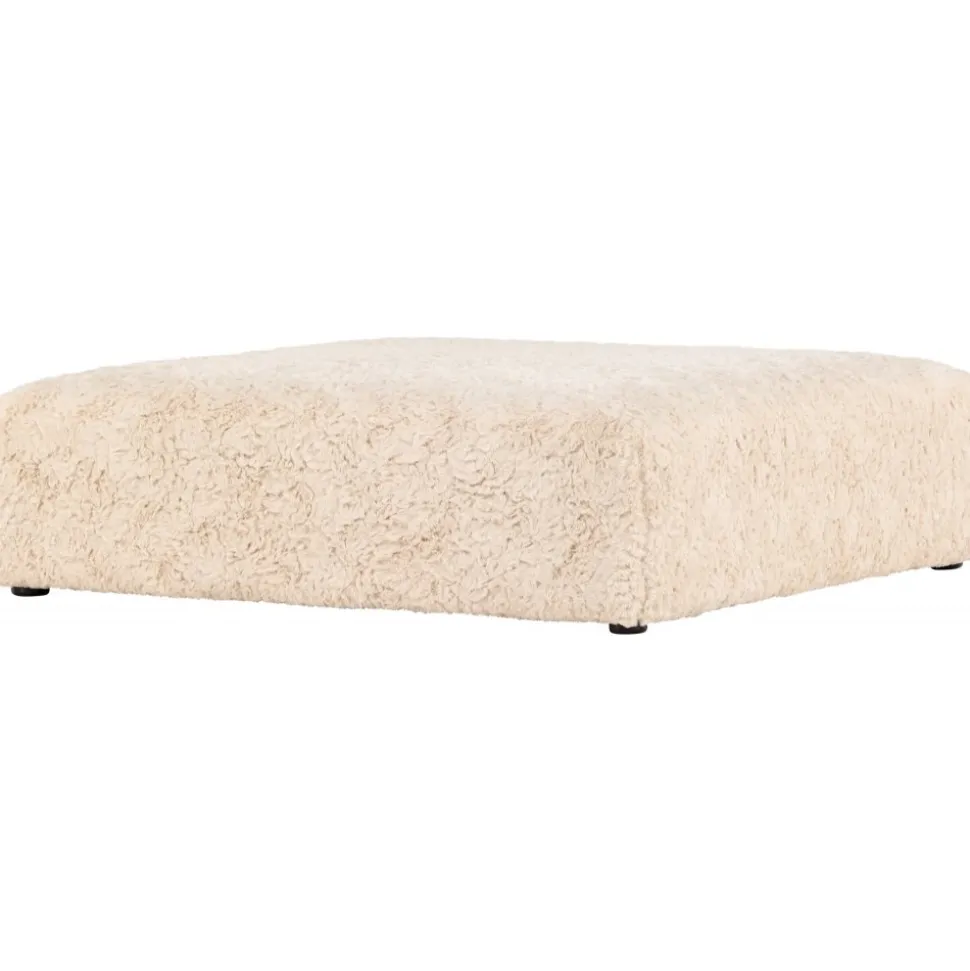 Frankie sittpuff 100 x 100 cm - Beige teddy