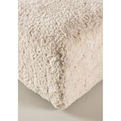 Frankie sittpuff 50 x 50 cm - Beige teddy