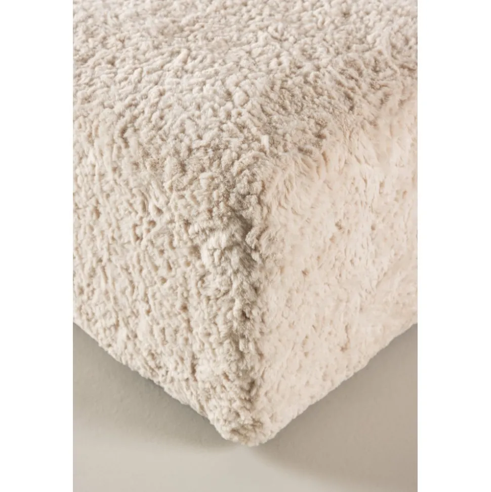 Frankie sittpuff 50 x 50 cm - Beige teddy