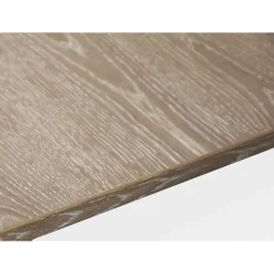 Freddy stort runt matbord för 8 personer i whitewash med vita ben - Ø155 cm