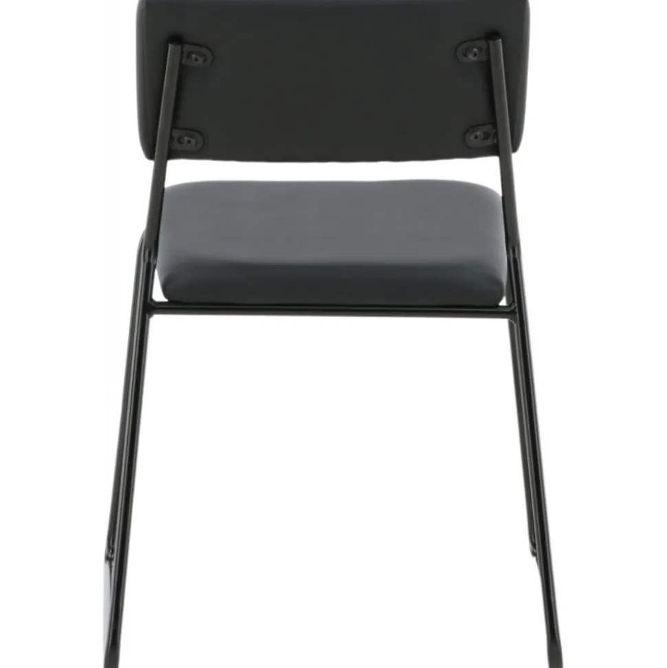 Frekvens stol - Svart PU