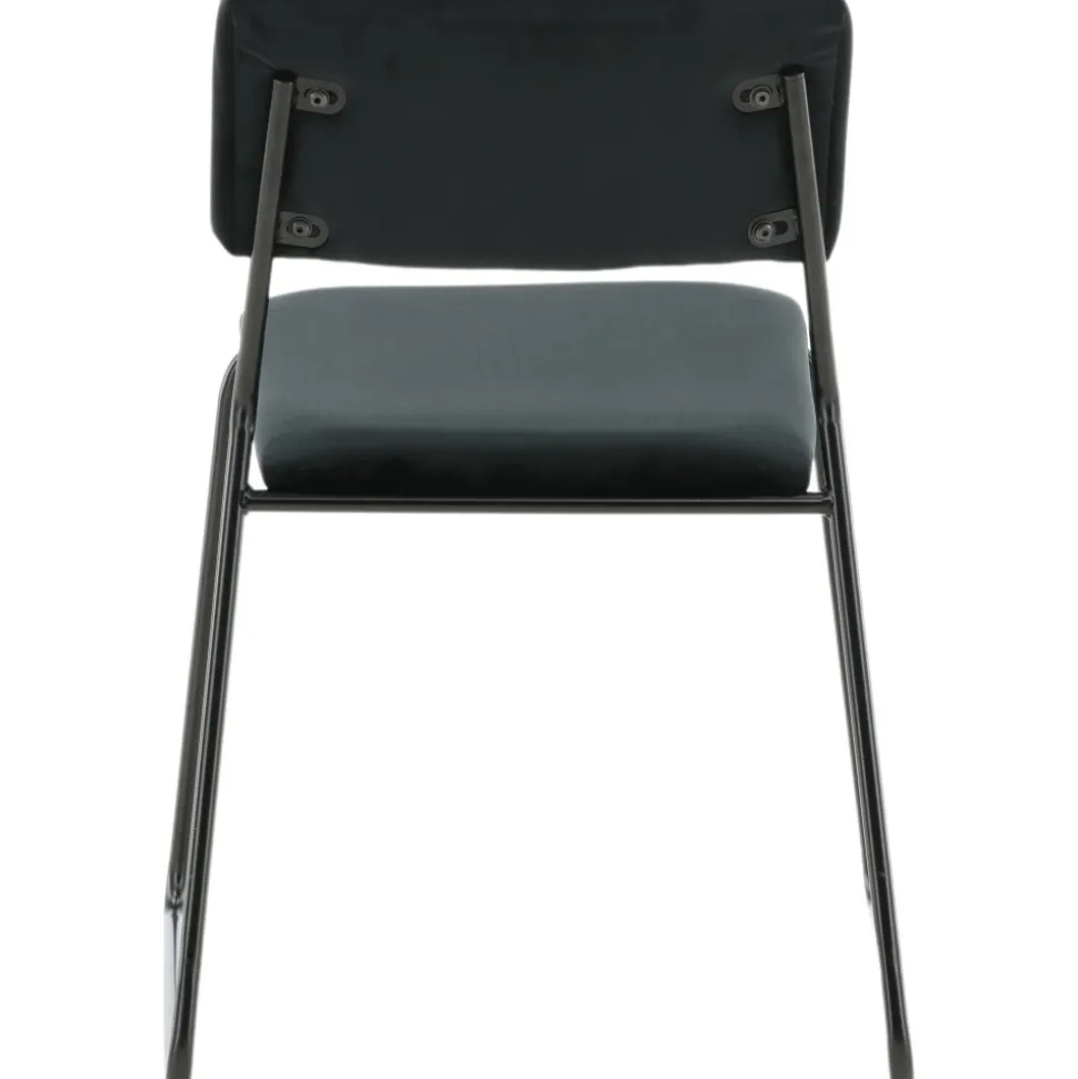 Frekvens stol - Svart sammet