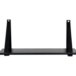 Frikk vägghylla 60 cm - Svartlackad furu