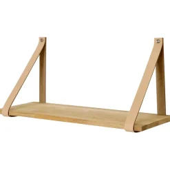 Frikk vägghylla 60 cm - Vitpigmenterad ek