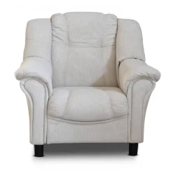 Fåtölj beige tyg - Rom