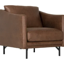 Fåtölj brunt vintage