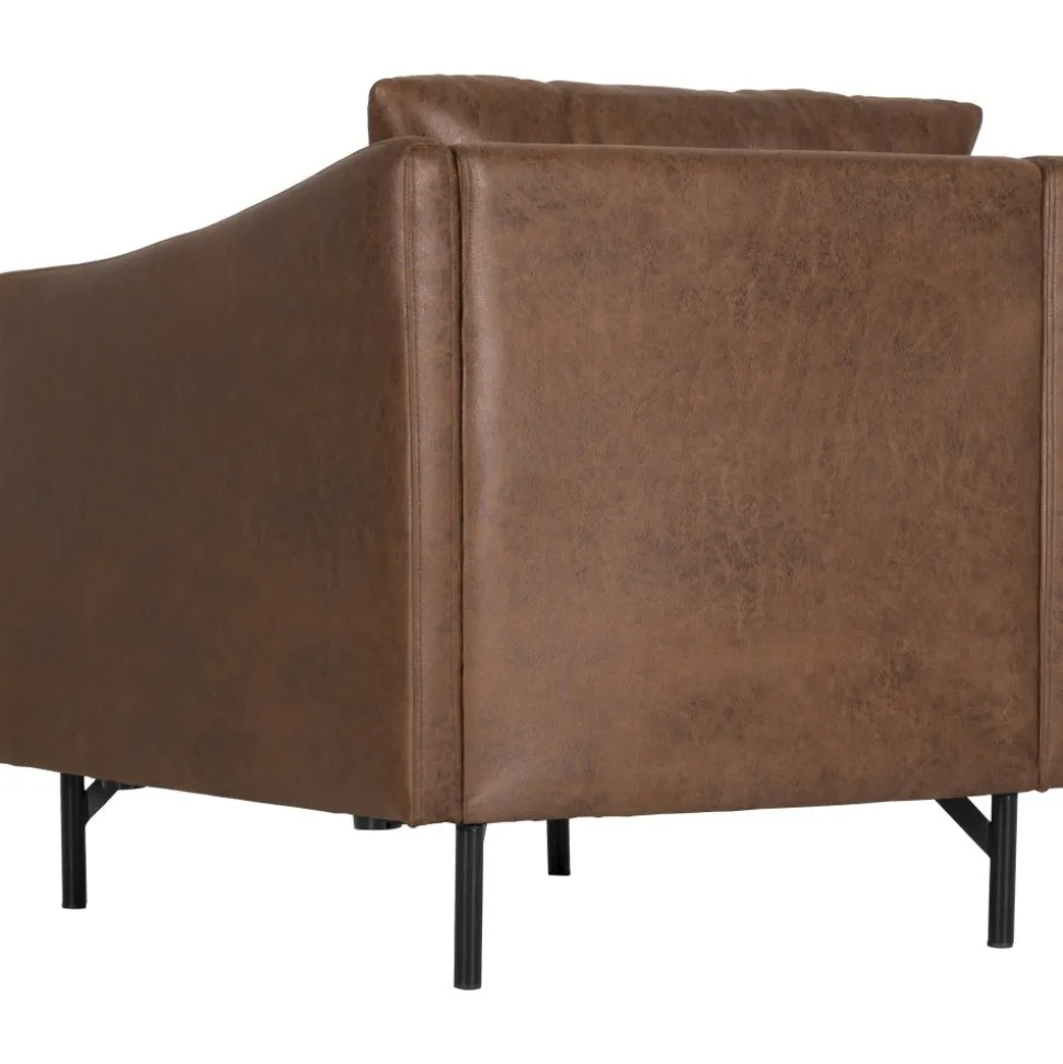 Fåtölj brunt vintage