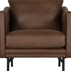 Fåtölj brunt vintage + Möbelvård Läderrengöring