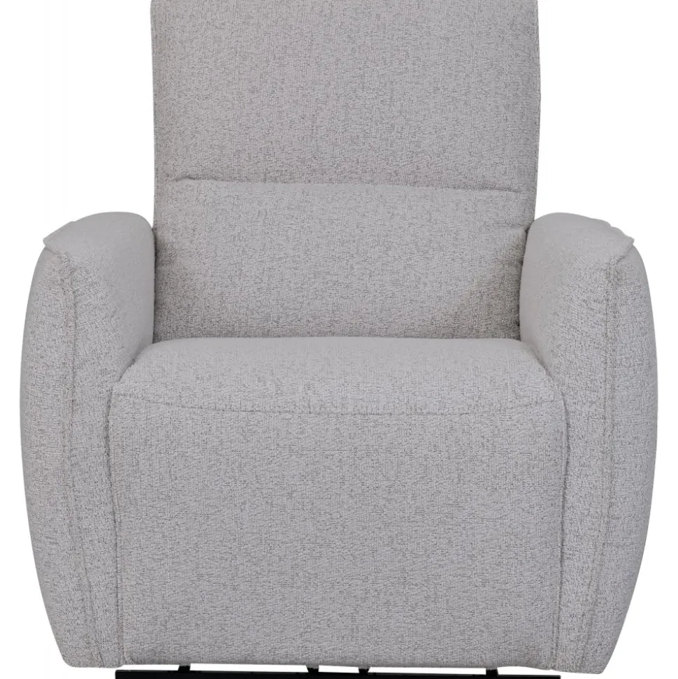 Fåtölj Cinema elektrisk recliner - Ljus bouclè