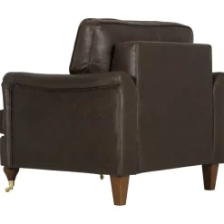 Fåtölj Howard brun klädsel - Watford