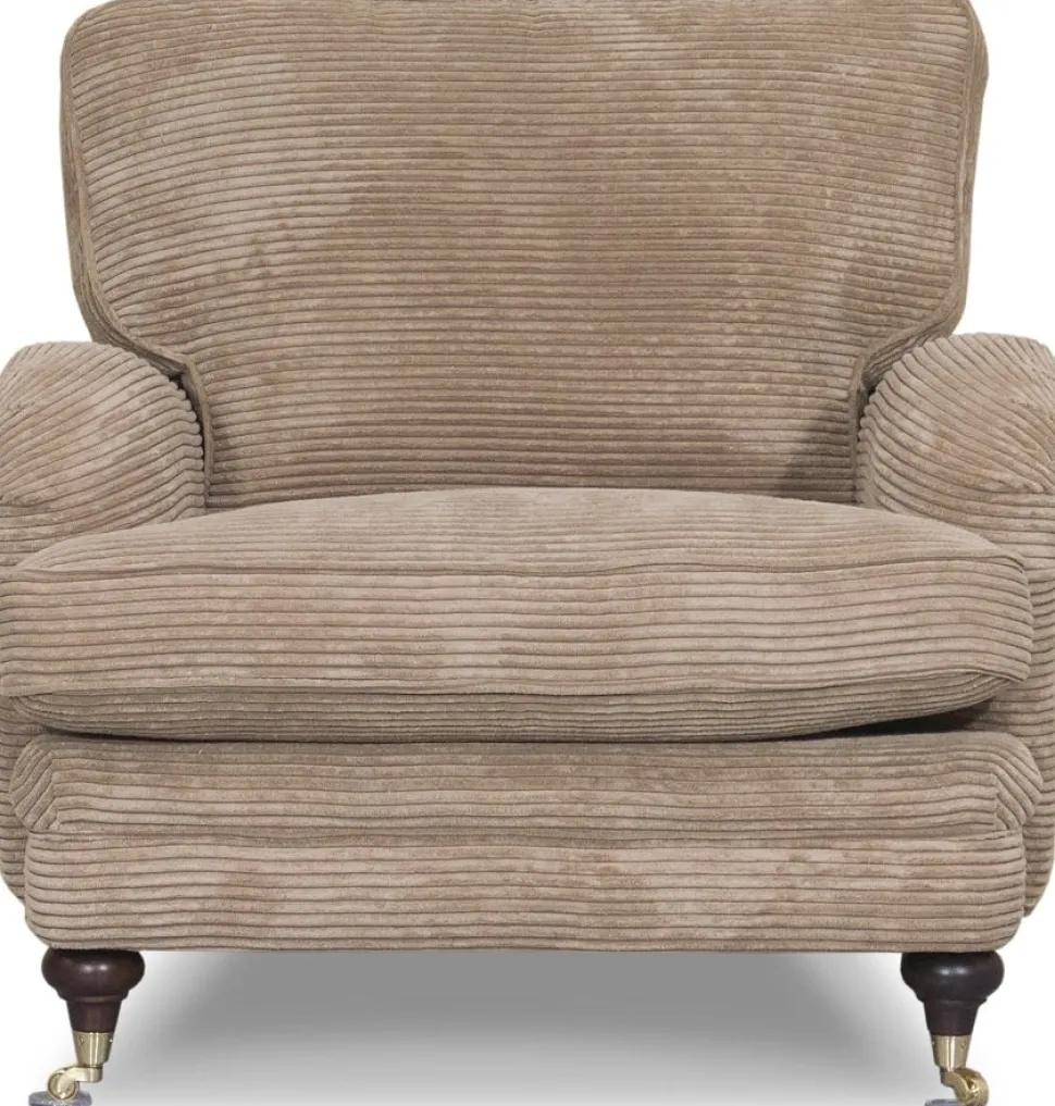 Fåtölj Howard brun manchester + Textilrengöring för möbler