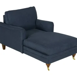 Fåtölj howard chaiselounge blå - Watford Deluxe + Möbeltassar