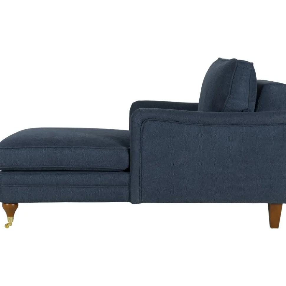 Fåtölj howard chaiselounge blå - Watford Deluxe + Möbeltassar