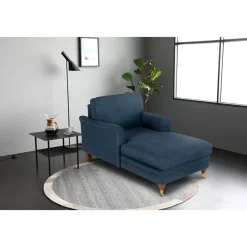 Fåtölj howard chaiselounge blå - Watford Deluxe